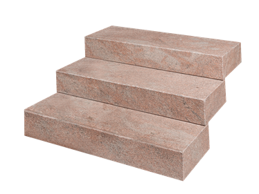 Blocs marches en gneiss Bologna avec fond vide