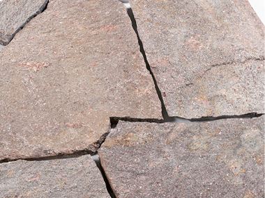 Les dalles polygonales en porphyre Terra
