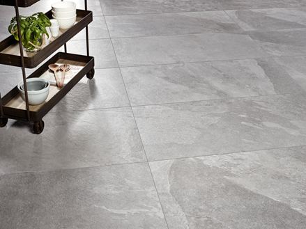Grès cérame en effet ardoise grise : Alpine Grey