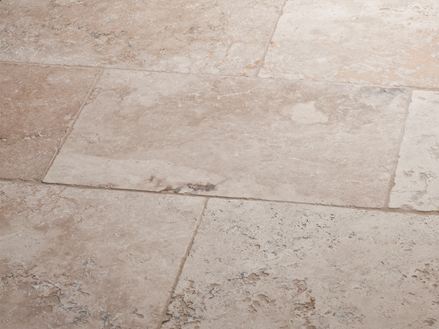 Vue de face des carreaux de travertin Rustic
