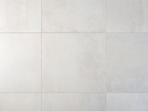 Vue de haut sur les carreaux effet béton Pure Sand